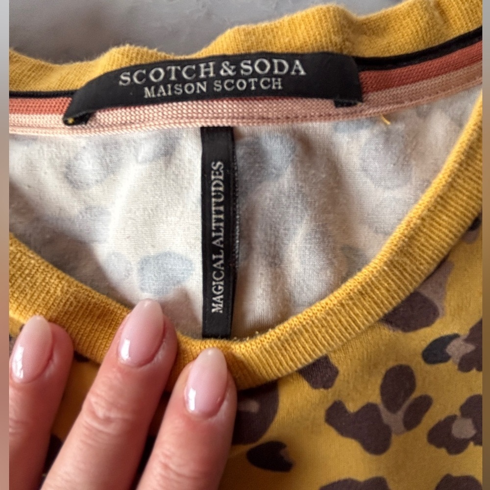 Maison Scotch Leopard Print Sweatshirt - Picture 5 of 6